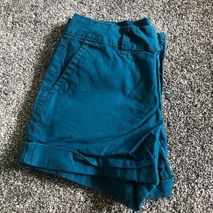 Dark teal shorts